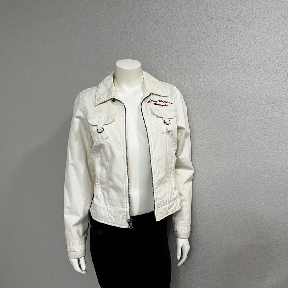 Harley-Davidson Cotton Cream Jacket - Picture 2 of 15